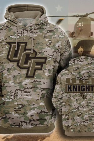 NCAA UCF Knights Camouflage 3D Hoodie Genxprint