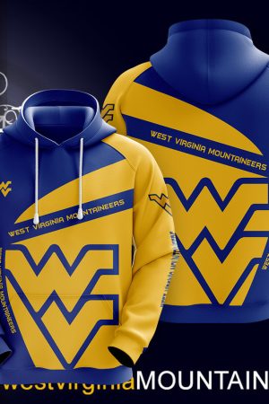 NCAA West Virginia Mountaineers 3D Hoodie Genxprint