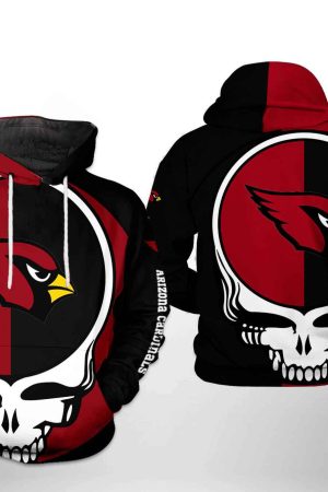 NFL Arizona Cardinals NFL Grateful Dead Hoodie Genxprint