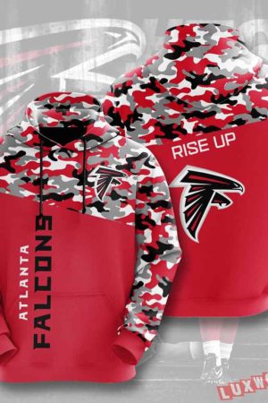 NFL Atlanta Falcons Custom All Over Print V3 3D Hoodie Genxprint