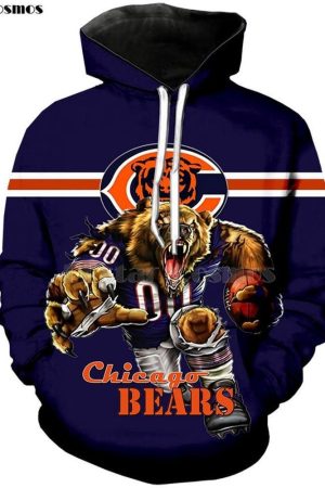 NFL Chicago Bears Hoodie Genxprint