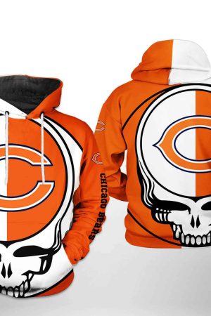 NFL Chicago Bears NFL Grateful Dead Hoodie Genxprint