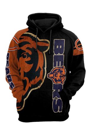 NFL Chicago Bears Nfl Football Tiger Hoodie Genxprint