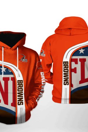 NFL Cleveland Browns NFL Team Hoodie Genxprint