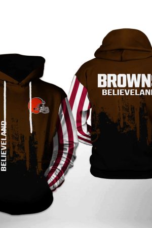 NFL Cleveland Browns NFL Team US Hoodie Genxprint