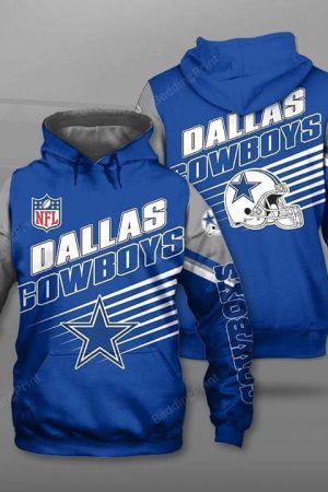 NFL Dallas Cowboys Fan Nfl Blue Hoodie Genxprint