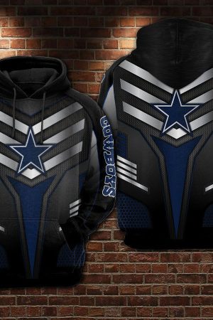 NFL Dallas Cowboys Nfl Football Limited Captain Hoodie Genxprint