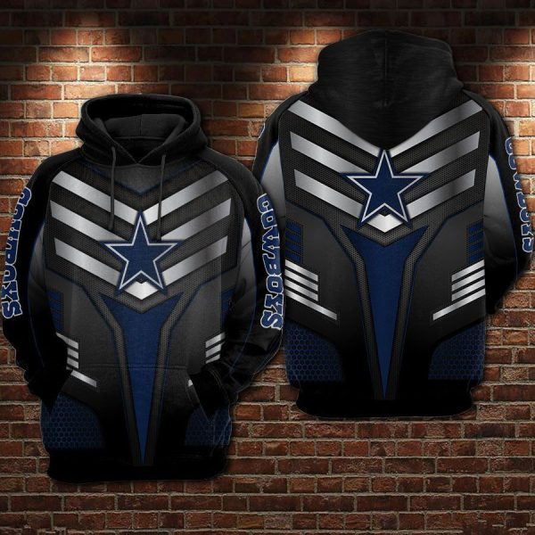 NFL Dallas Cowboys Nfl Football Limited Captain Hoodie Genxprint