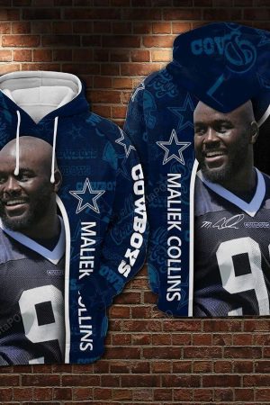 NFL Dallas Cowboys Nfl Football Maliek Collins Hoodie Genxprint
