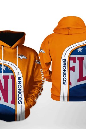 NFL Denver Broncos NFL Team Hoodie Genxprint