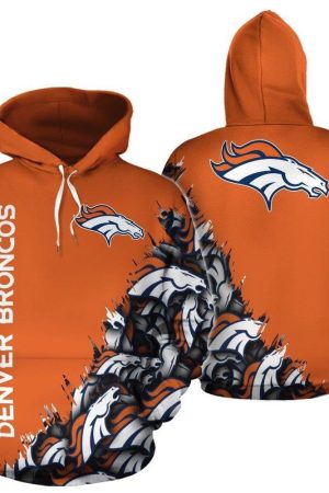 NFL Denver Broncos Nfl Football Hoodie Genxprint