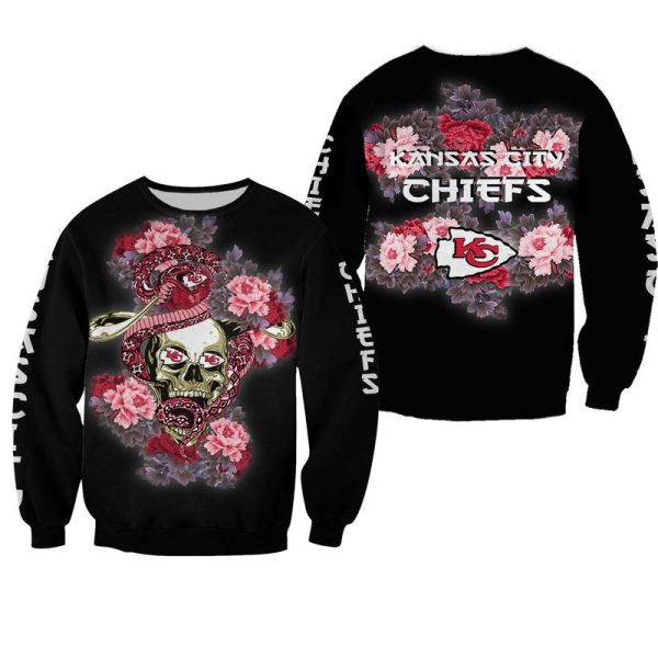 NFL Kansas City Chiefs Limited Edition All Over Print Sweatshirt Hoodie Zipped Hoodie Style Genxprint