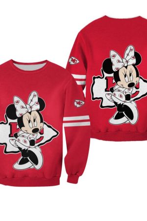 NFL Kansas City Chiefs Minnie Mouse Hoodie Genxprint