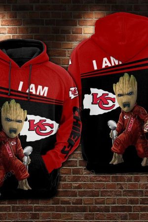 NFL Kansas City Chiefs Nfl Football Groot Hoodie Genxprint