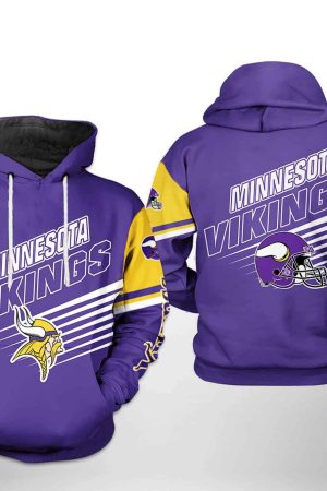 NFL Minnesota Vikings NFL Team Hoodie Genxprint