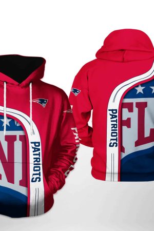 NFL New England Patriots NFL Team Hoodie Genxprint