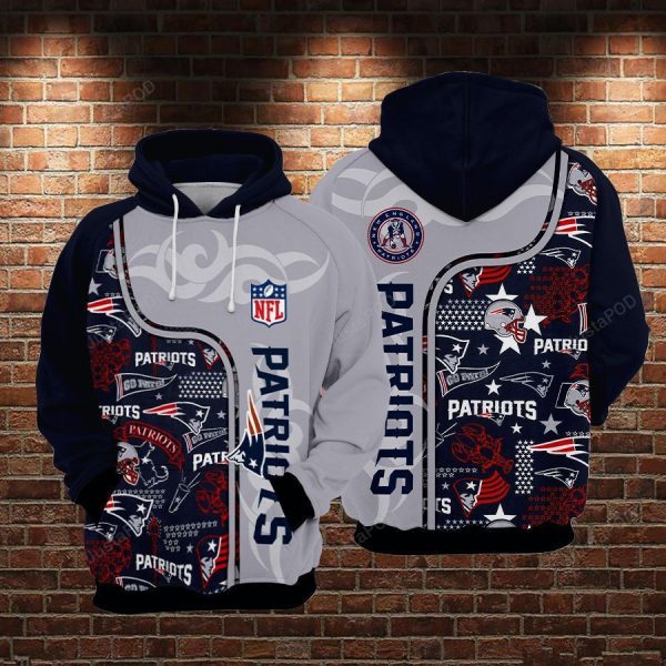 NFL New England Patriots Nfl Football Hoodie Genxprint