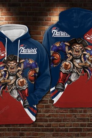 NFL New England Patriots Nfl Football Hoodie Genxprint