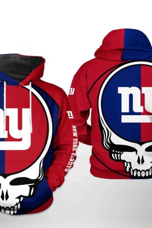 NFL New York Giants NFL Grateful Dead Hoodie Genxprint