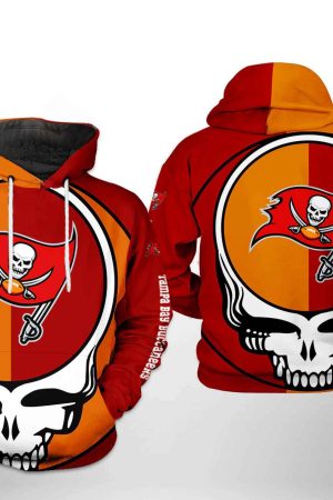 NFL Tampa Bay Buccaneers NFL Grateful Dead Hoodie Genxprint