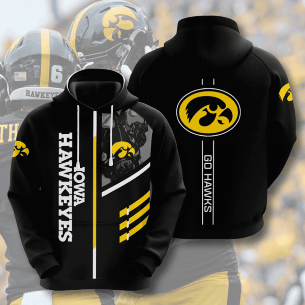 Ncaa Iowa Hawkeyes Hoodie Genxprint