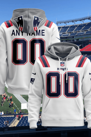 New England Patriots Personalized Name And Number NFL 3D Hoodie Style Genxprint