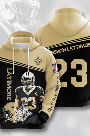 New Orleans Saints Lattimore 23 Hoodie Genxprint