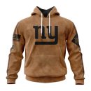 New York Giants Basic Brown NFL 3D Hoodie Genxprint