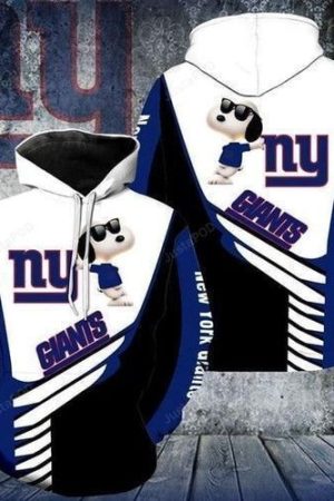 New York Giants Football Snoop Hoodie Genxprint