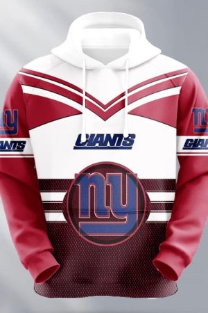 New York Giants Logo NFL 3D Hoodie Style Genxprint