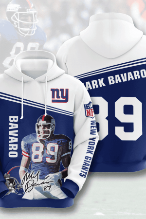 New York Giants Mark Bavaro 89 Hoodie Zip Hoodie Genxprint