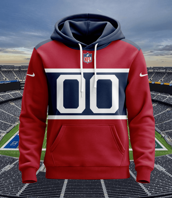 New York Giants Personalized Name And Number NFL 3D Hoodie Style Genxprint - Image 2