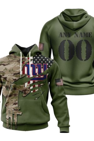New York Giants Special Camo Design 3D printed Sweatshirt Hoodie Zipped Hoodie Genxprint