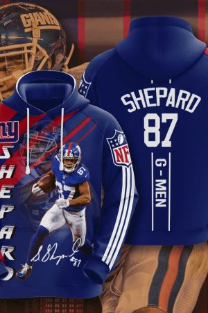 New York Giants Sterling Shepard Hoodie Genxprint