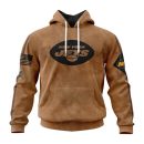 New York Jets Basic Brown NFL 3D Hoodie Genxprint
