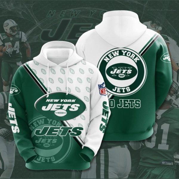 New York Jets Logo NFL Football Team Hoodie Genxprint