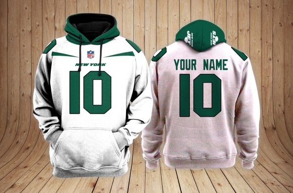 New York Jets NFL Team 3D Hoodie Genxprint - Image 2
