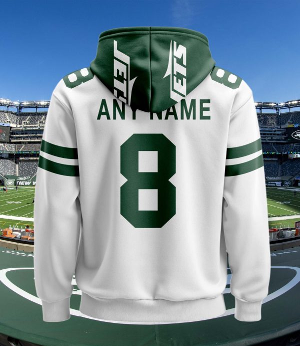New York Jets Personalized Name And Number NFL 3D Hoodie Style Genxprint - Image 3