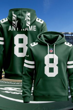 New York Jets Personalized Name And Number NFL 3D Hoodie Style Genxprint