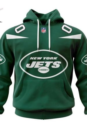 New York Jets Personalized Name And Number NFL 3D Hoodie Style Genxprint