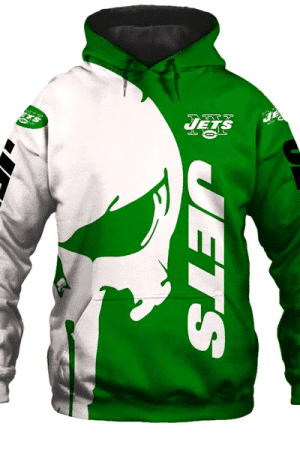 New York Jets Punisher NFL Unisex 3D Hoodie Genxprint