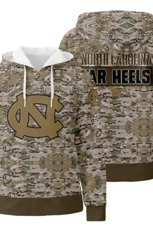 North Carolina Tar Heels 3D All Over Print Hoodie Zip-Up Hoodie Genxprint