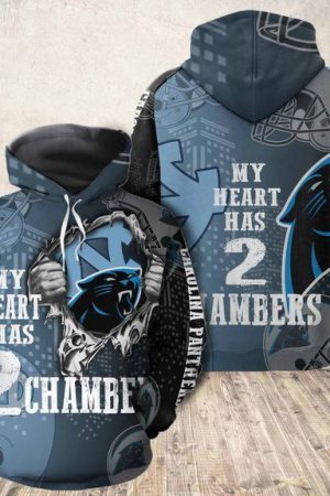 North Carolina Tar Heels Vs Carolina Panther Hoodie Genxprint