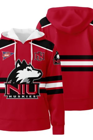 Northern Illinois Huskies 3D All Over Print Hoodie Zip-Up Hoodie Genxprint