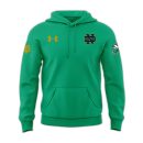 Notre Dame Fighting Irish 2025 Shamrock Series Green Football NCAA Hoodie Genxprint
