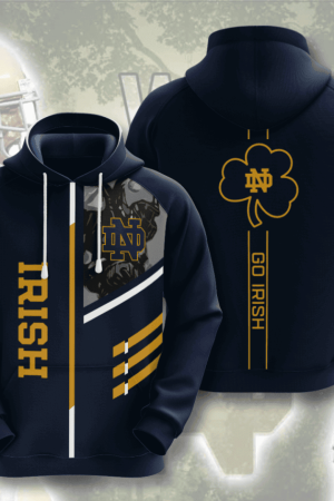 Notre Dame Fighting Irish American Football Hoodie Genxprint