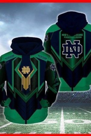 Notre Dame Fighting Irish For Football Hoodie Genxprint