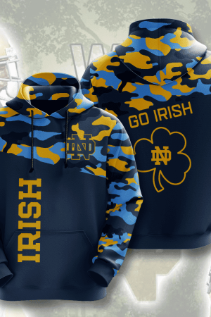 Notre Dame Fighting Irish Hoodie Genxprint