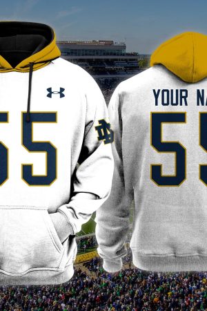 Notre Dame Fighting Irish football NCAA Custom 3D Hoodie PT Genxprint