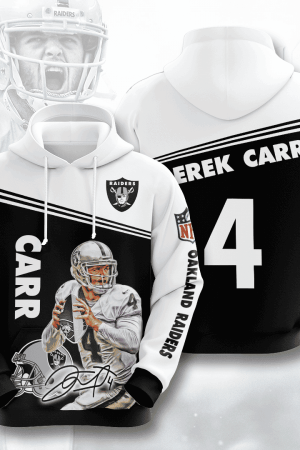 Oakland Raiders Derek Carr Hoodie Genxprint